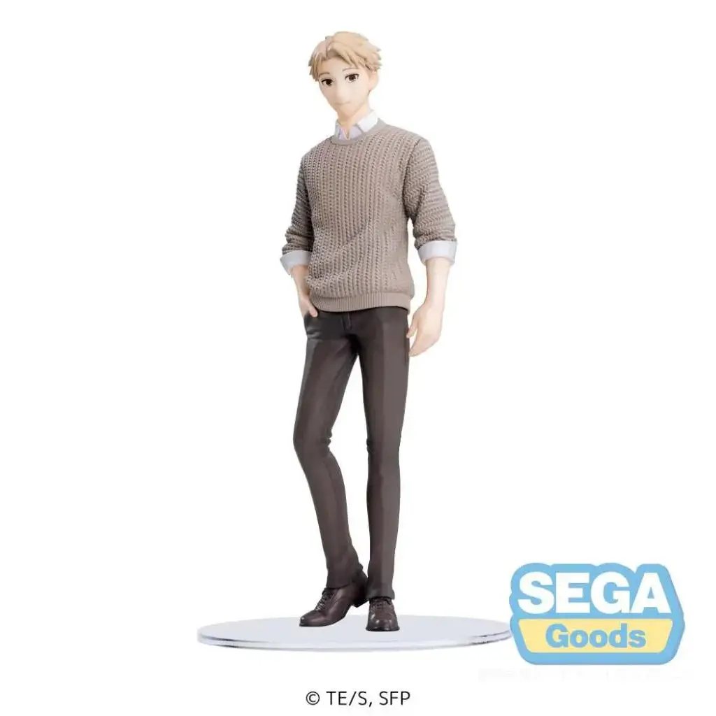 Detaljerad Loid Forger-figur från SPY x FAMILY, Sega, i beige tröja