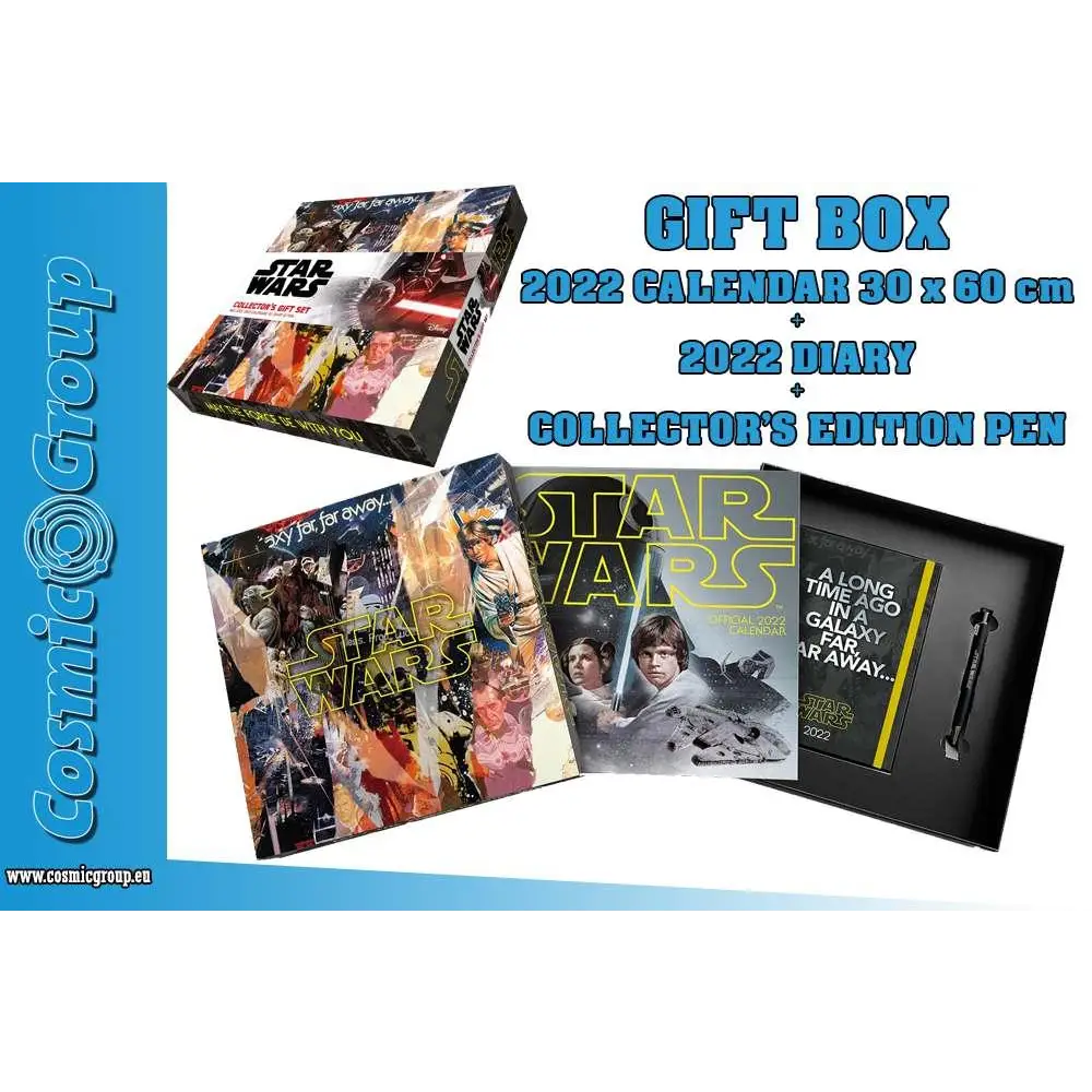Star Wars 2022 gåvoset med färgglad kollageomslag av ikoner