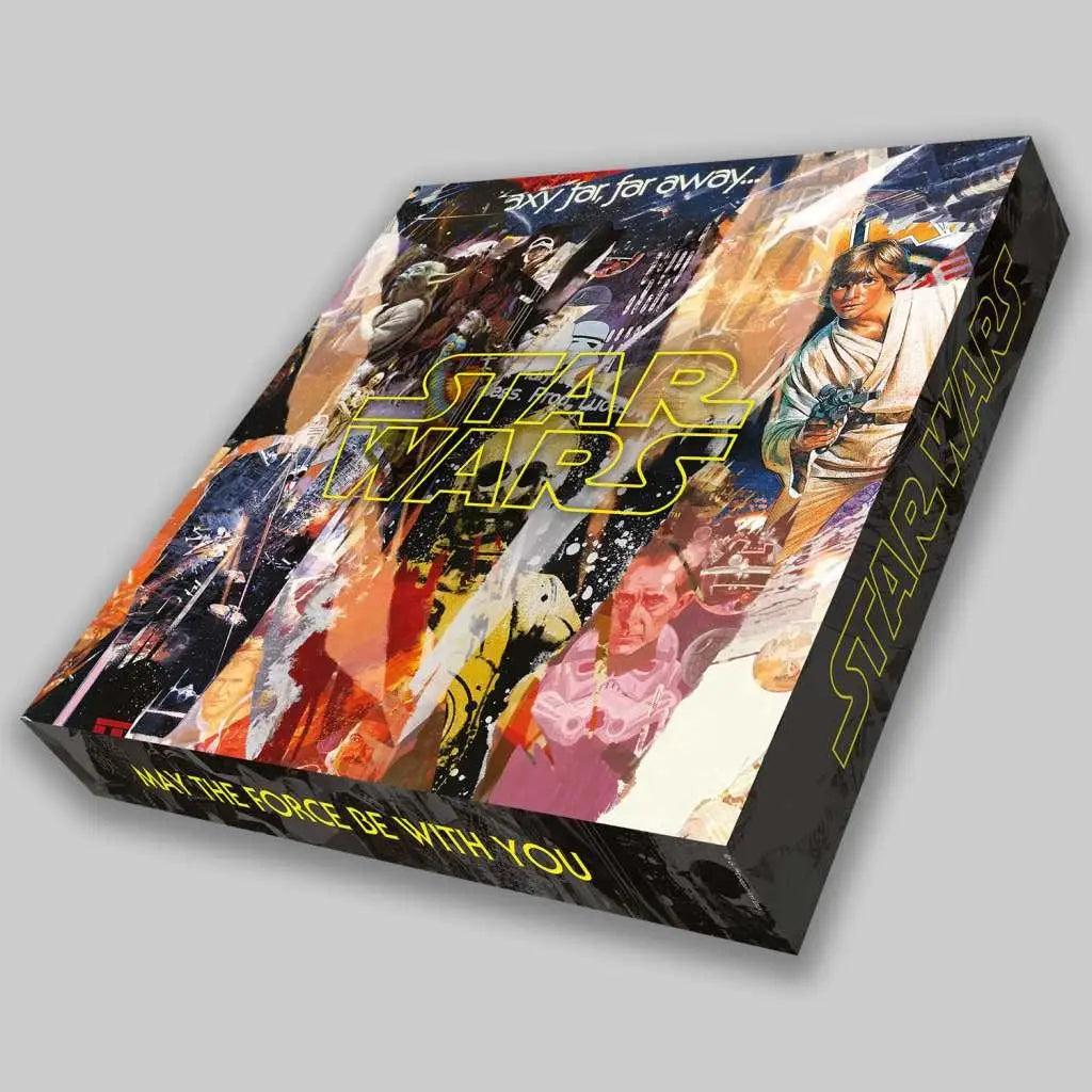 Star Wars 2022 Gåvoset med ikoniska karaktärer på svart bakgrund