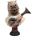 Tanbrunstatyerd bust av Tusken Raider från Star Wars Ep III, 1/2 skala