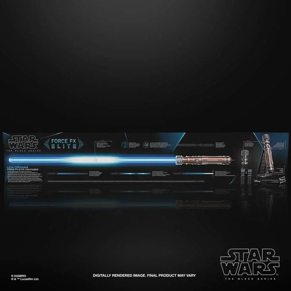 Svärdljus Leia Organa från Star Wars Black Series Force FX Elite