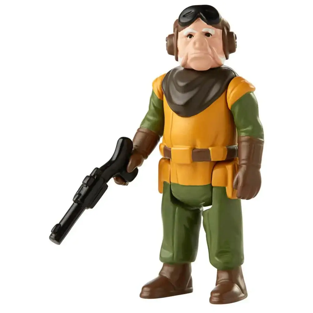 Kuiil actionfigur från Star Wars Retro Collection med blaster