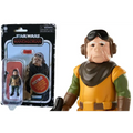 Vintage Star Wars Retro Kuiil actionfigur i gul och grön med bruna accenter