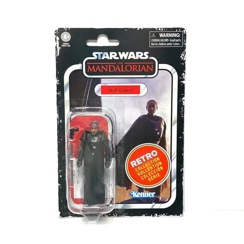 Moff Gideon actionfigur från Star Wars Retro Collection i retroförpackning