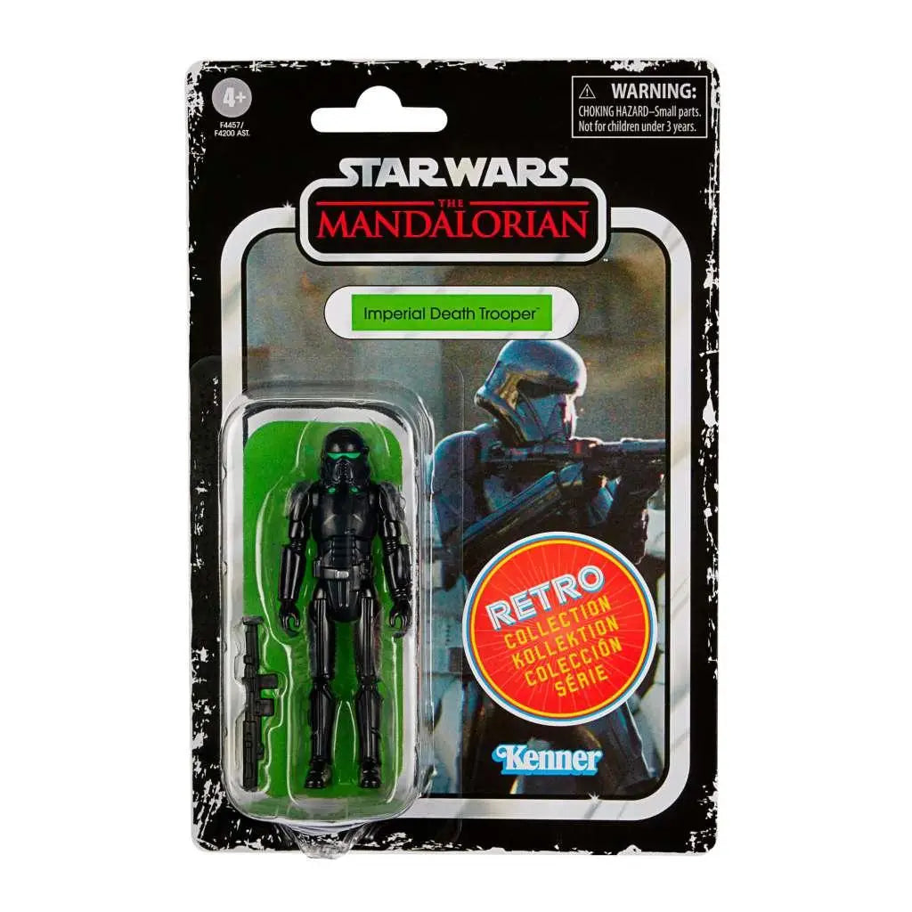 Sv Star Wars retro imperial death trooper actionfigur i svart