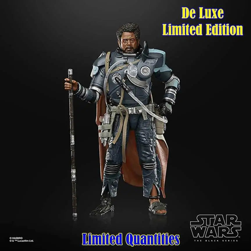 Lyxutgåva Star Wars The Black Series Krrsantan actionfigur med grå svart rustning och brun mantel