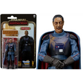 Blå och svart rustad Moff Gideon-figur med röd kantad mantel från Star Wars The Black Series