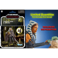 Vintage Star Wars Ahsoka Tano och Grogu actionfigurer i förpackning