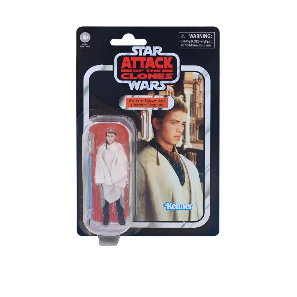 Star Wars vintage Anakin Skywalker i bondekläder actionfigur i blisterförpackning