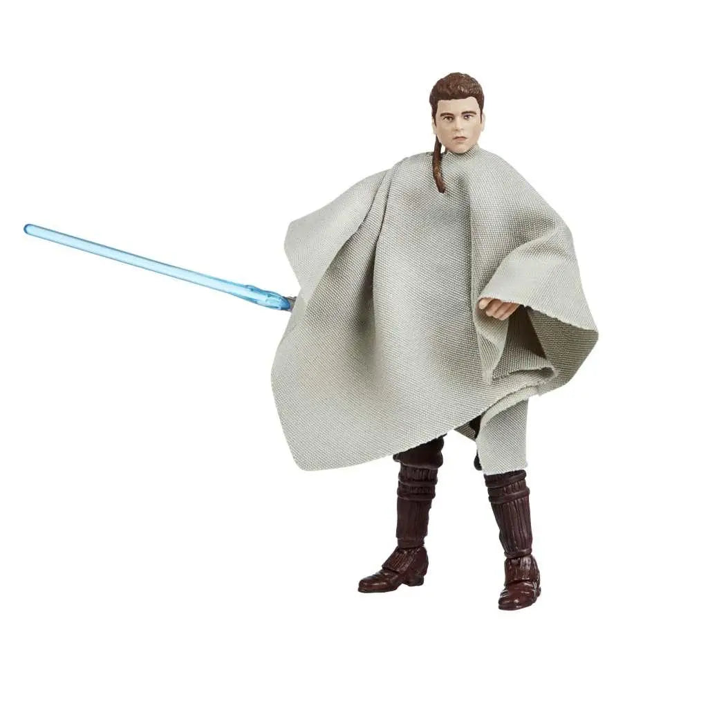 Star Wars vintage Anakin Skywalker i bondekläder med blå ljussabel