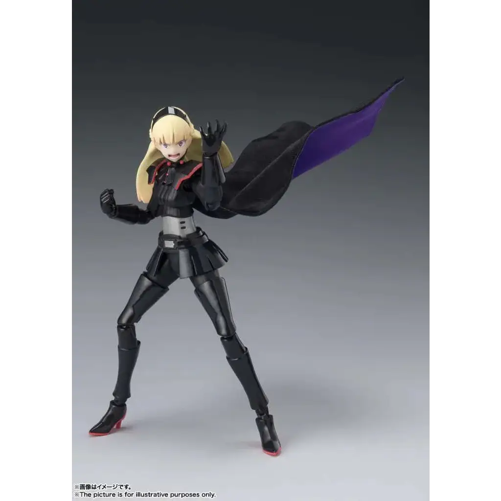 Star Wars Vision AM SH Figuarts action figure in svart rustning med lila mantel