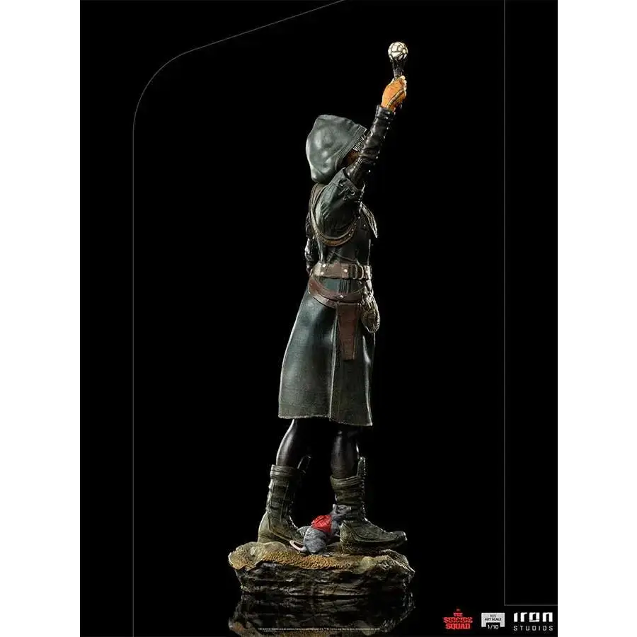 Iron Studios Suicide Squad Ratcatcher 1/10-statue i mörkgrön kåpa