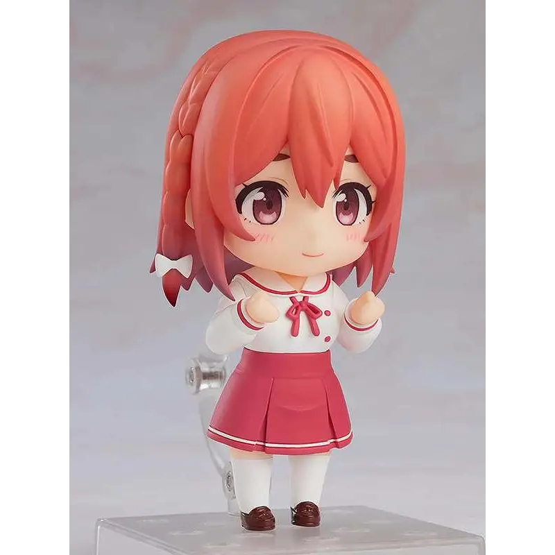 Chibi Nendoroid-figur av Sumi Sakurasawa från Rent-a-Girlfriend med rött flätat hår