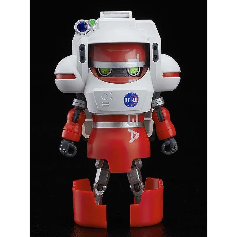 TENGA Robo vit röd robotfigur med gröna ögon och Uchu-logo