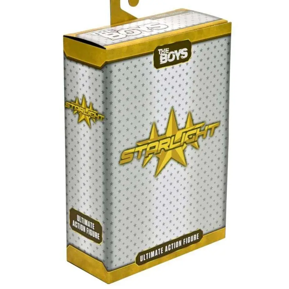 The Boys Starlight 7-tums actionfigur i silverguldbox med stjärnmönster
