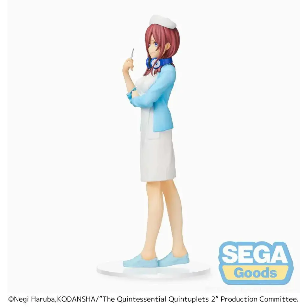 Miku Nakano som sjuksköterska-figur från Quintessential Quintuplets