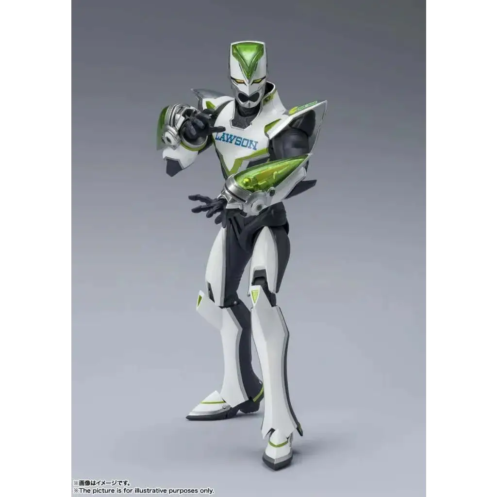 Vit SH Figuarts Tiger & Bunny 2 Wild Tiger stil 3 vitgrön rustning