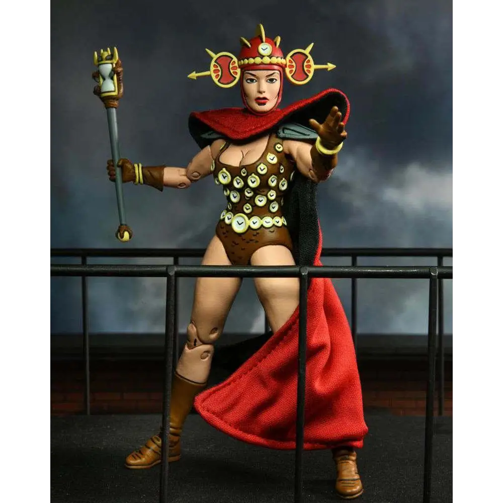 Regal TMNT Mirage Comics Renet actionfigur i brun och guld rustning med röd mantel