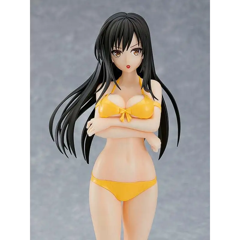 To Love-Ru Darkness Yui Kotegawa POP UP PARADE-figur med gul bikini och rosett