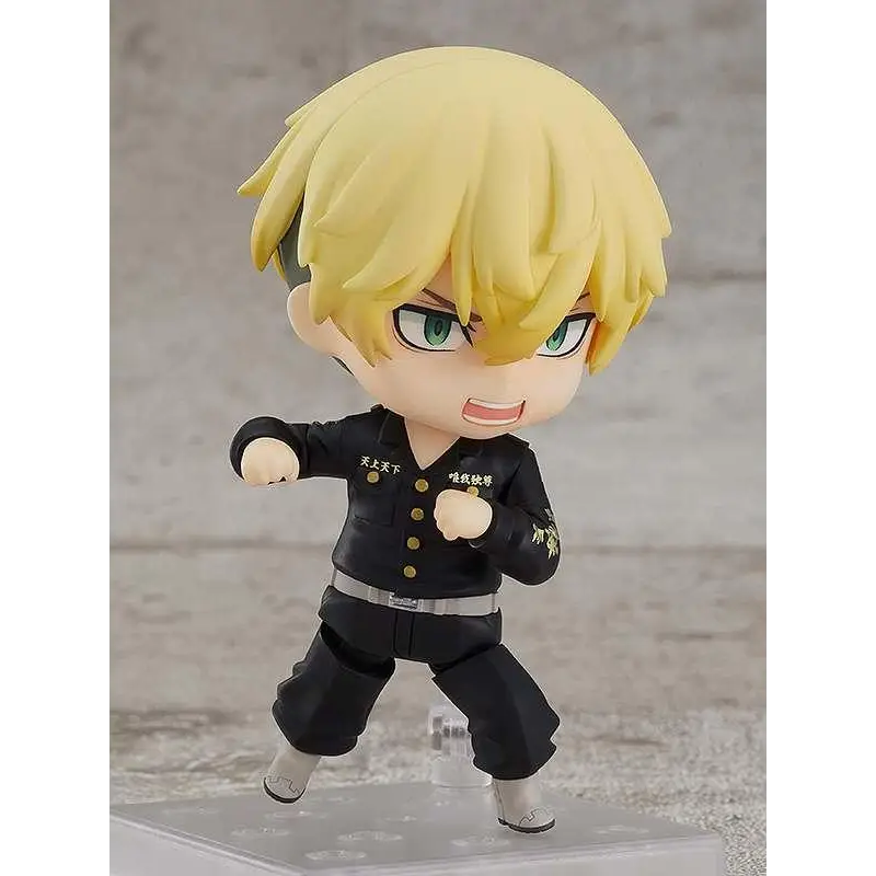 Chifuyu Matsuno Nendoroid-figur figurin i chibi-stil med blont hår