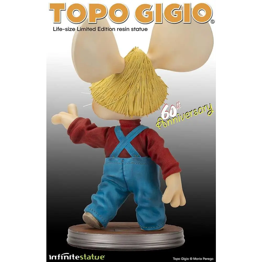 Livstorleksstaty i resin av Topo Gigio, begränsad upplaga