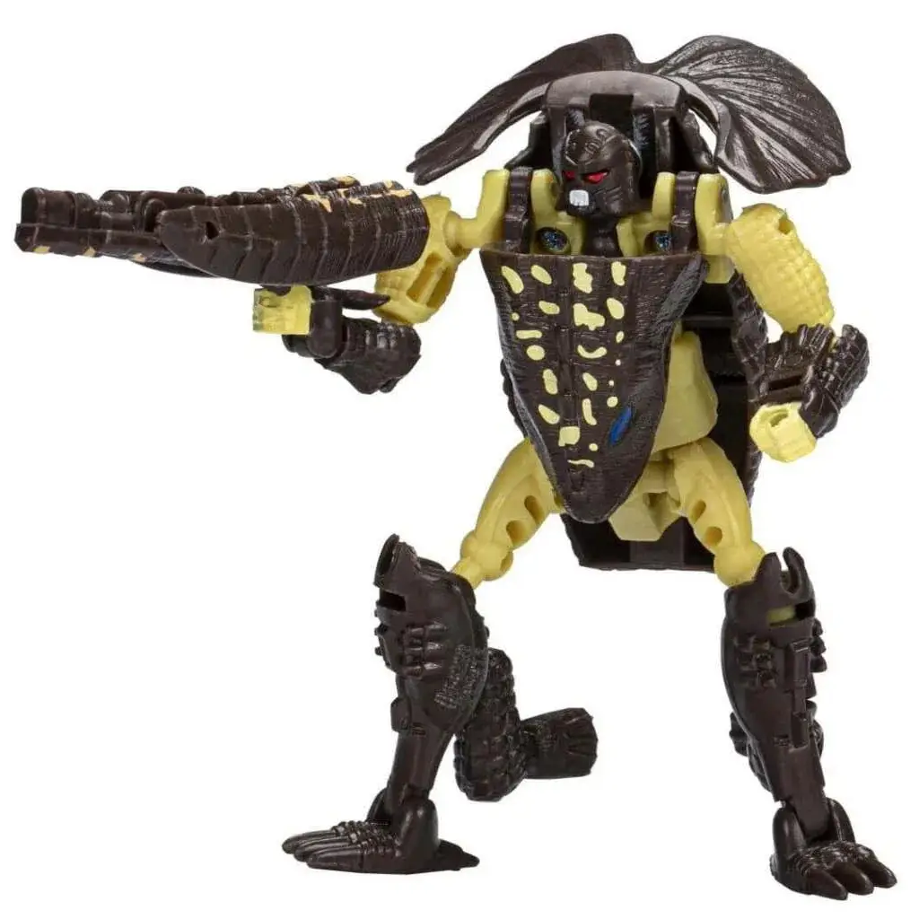 Transformers Beast Wars Retro Iguanus actionfigur med skalbaggsdesign