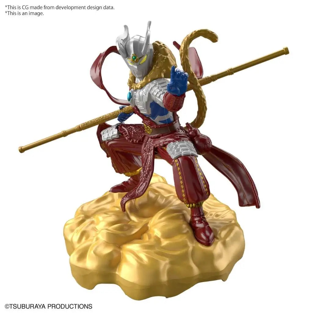 Detaljerad actionfigur av Ultraman Zero i Wuk-rustning, DX begränsad upplaga