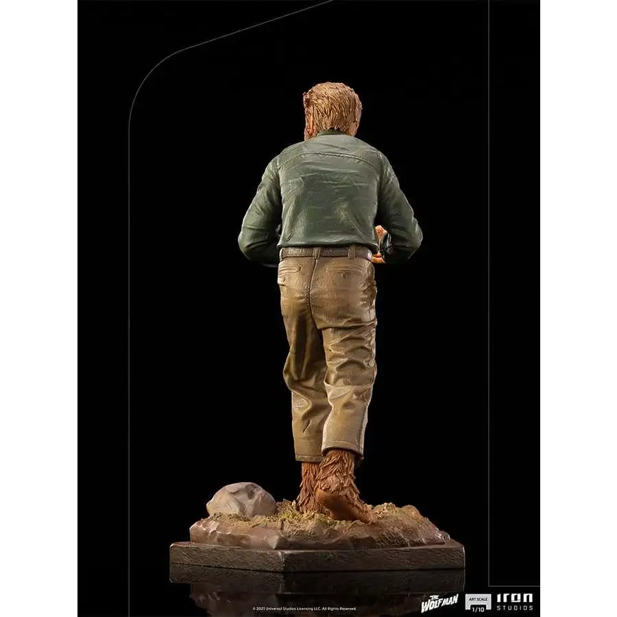 Universal Monsters Wolf Man 1/10-statyn från Iron Studios