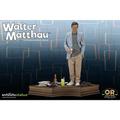 Begränsad utgåva Walter Matthau 1/6-resinstaty i ljusgrå blazer