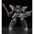 Webdiver Dark Gladion Moderoid MK robot action figure med svart-grå kropp, rosa-gula accenter och rött svärd