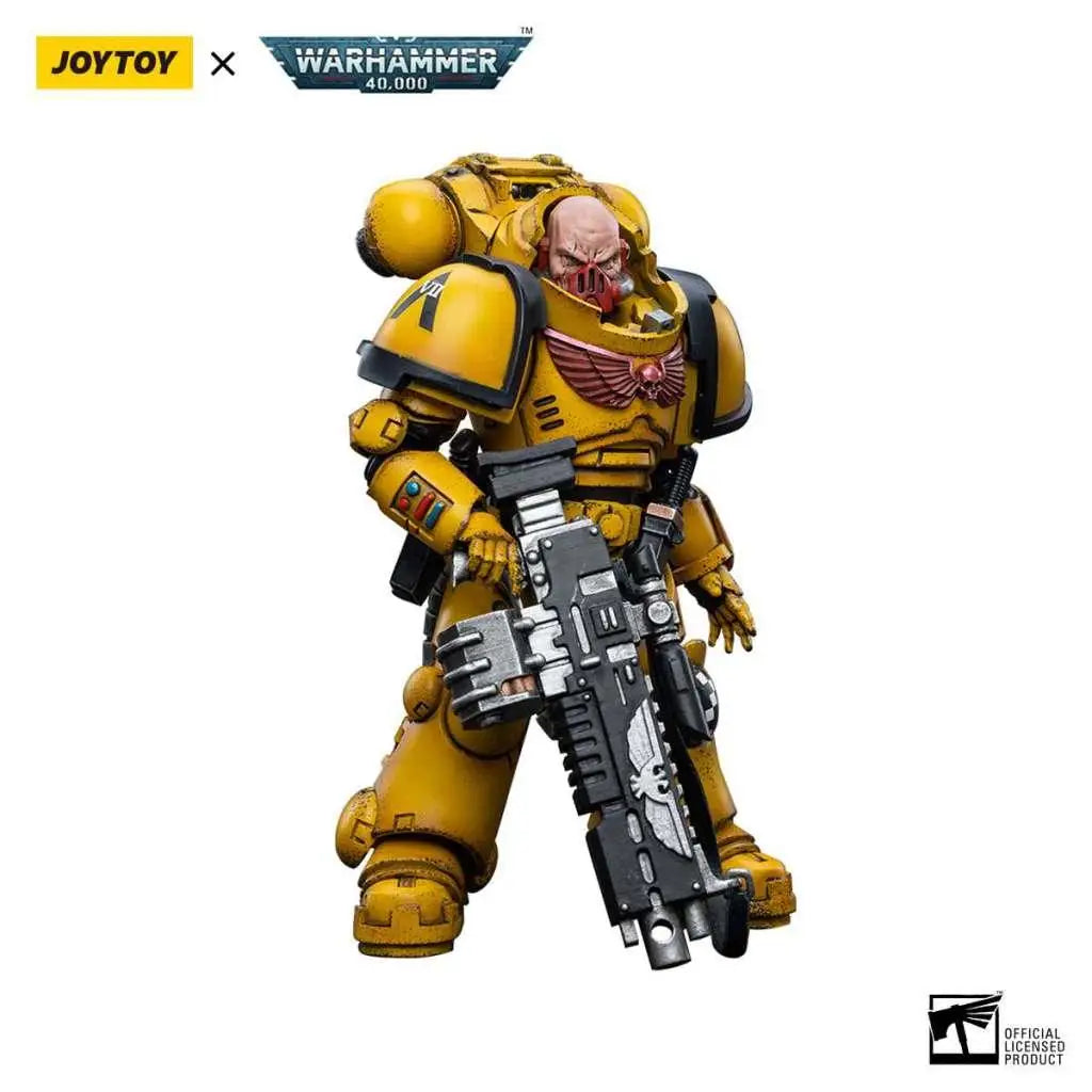 Gul och svart rustad rymdmilitär från Warhammer 40,000, Imperial Fists Heavy Intercessors 2