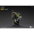 Grönskinnad ork kommando Dakka Boy Rotbilge 1/18 figur med tungt vapen