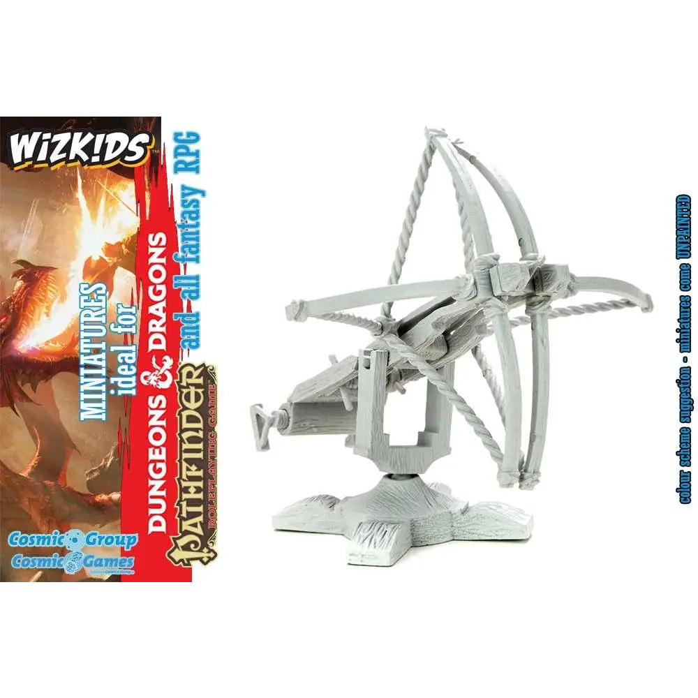 Grå plastbåge miniatyr från WizKids för D&D och Pathfinder RPG