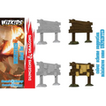 Väderbitna träskyltar i obehandlad resin, Wizkids Un Bounty Board