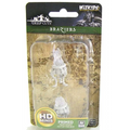 WizKids Um Braziers miniatyrer i plastresin, vita målade figurer i blisterpack