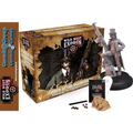 Fadern till de upplysta startset för Wild West Exodus, steampunk-figur i grå resin med toppduk och detaljer