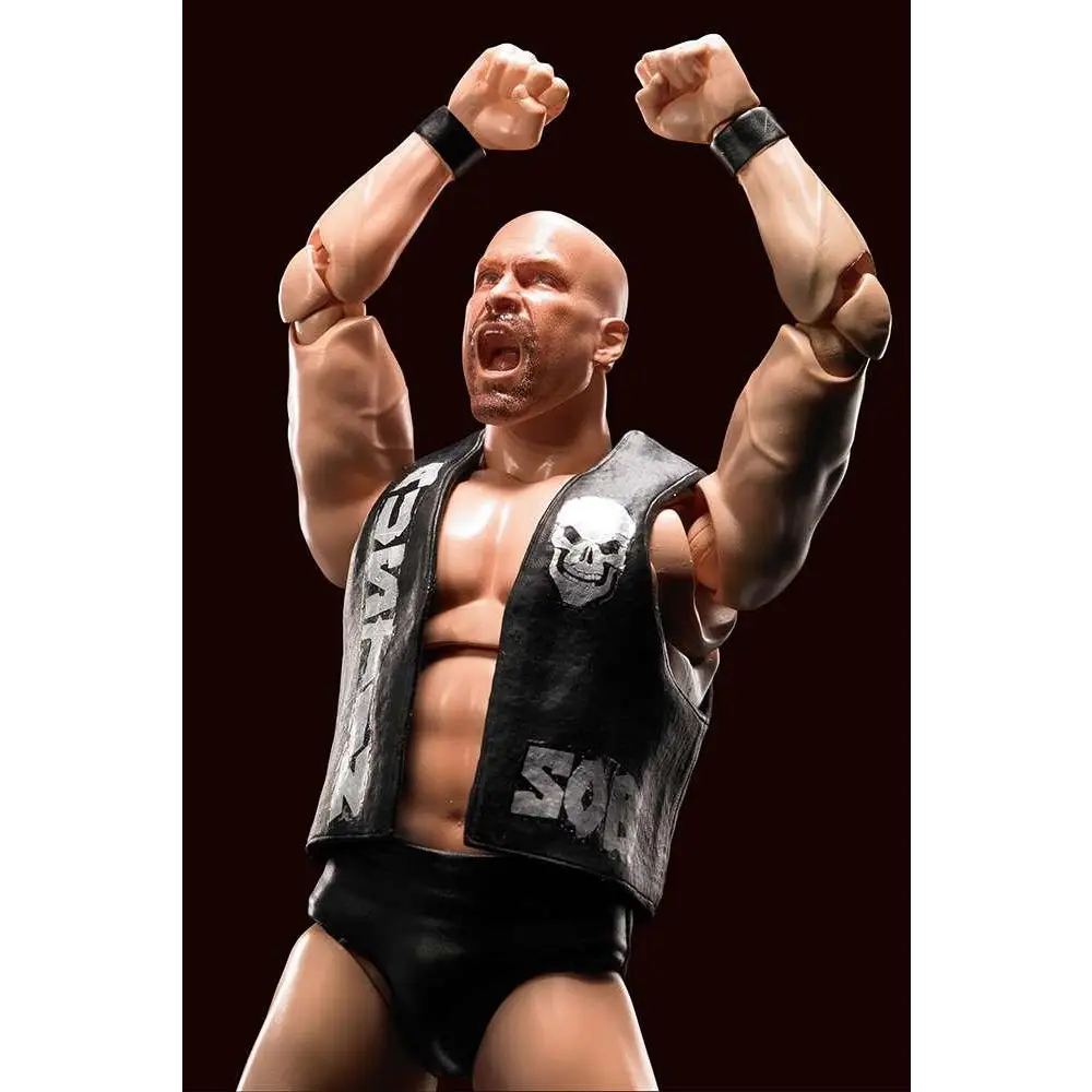 WWE Stone Cold Steve Austin Figuarts Actionfigur - Robotto