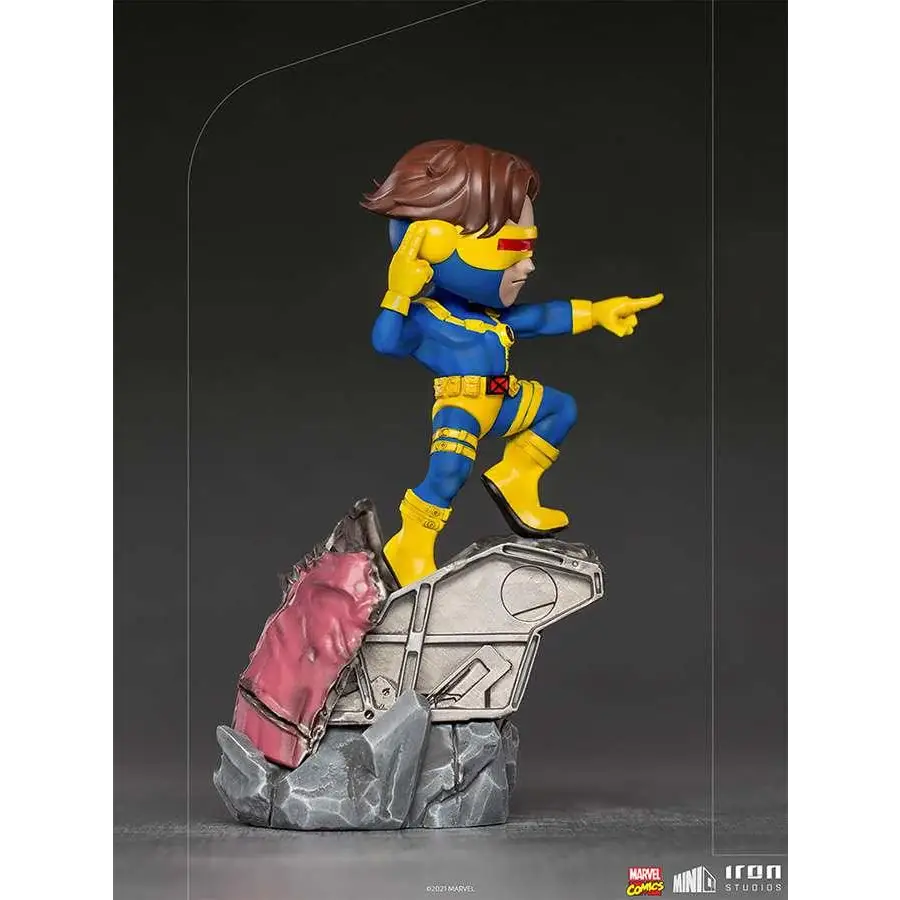 X-Men Cyclops MiniCo-figurin från Iron Studios i blått och gult