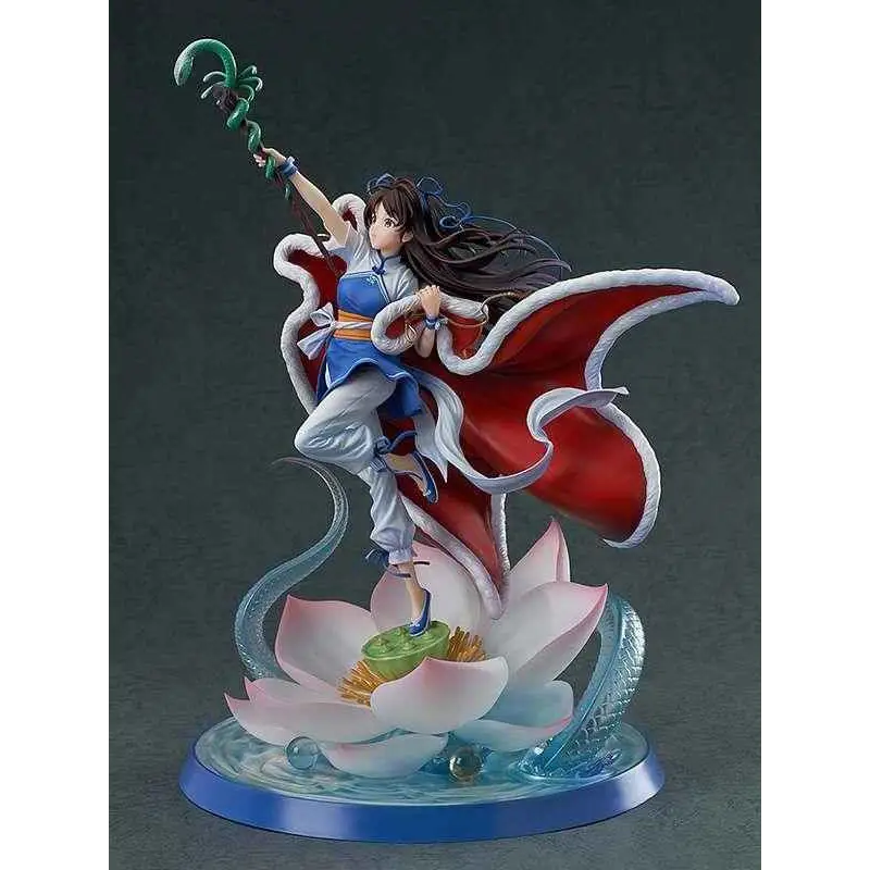 Zhao Ling-Er-figur från Chinese Paladin i dynamisk pose på lotusbas