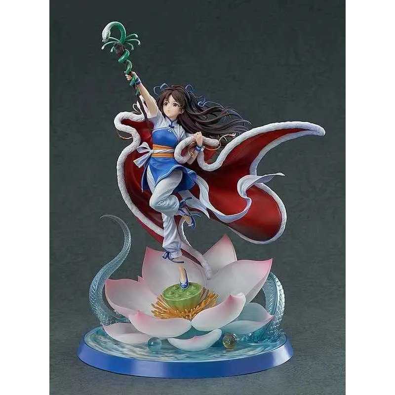Zhao Ling-Er-figur från Chinese Paladin i dynamisk pose på lotusstam