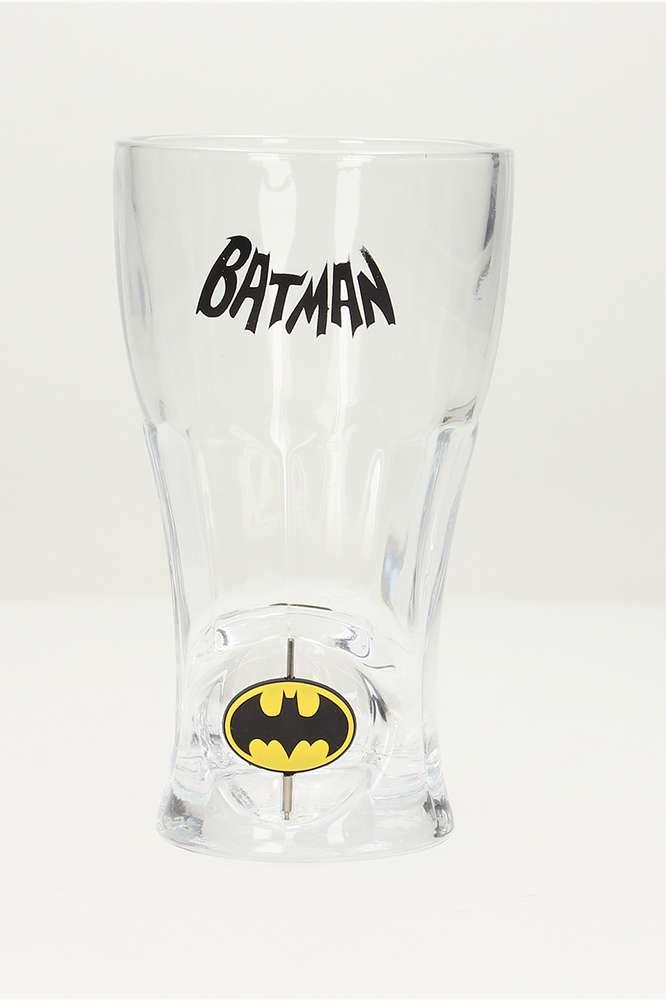 Batman spinning logo soda glass