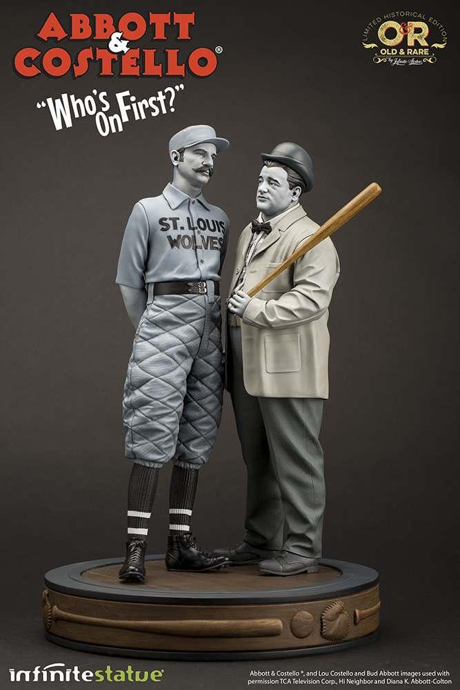 Abbot&costello old&rare 1/6 resin Staty