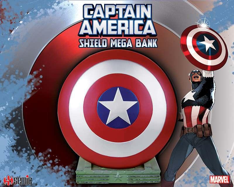 Captain america shield mega bank