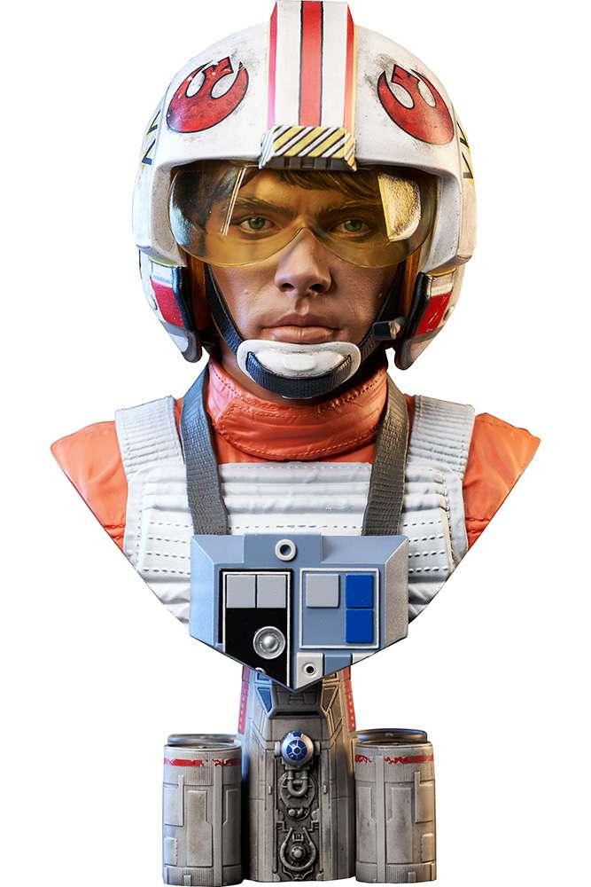 Star Wars iv 3d pilot luke skywalker 1/2 bust