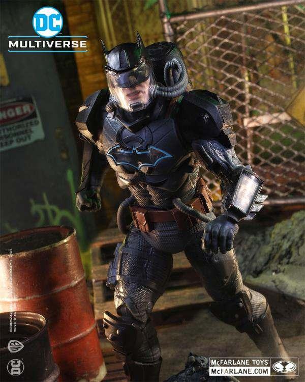 Dc multiverse batman hazmat suit Figur