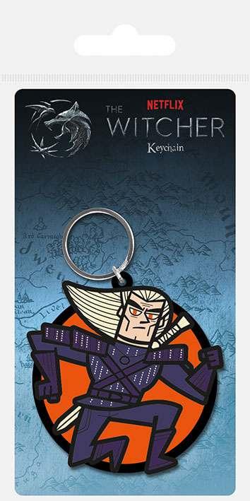 The witcher geralt rubber Nyckelring